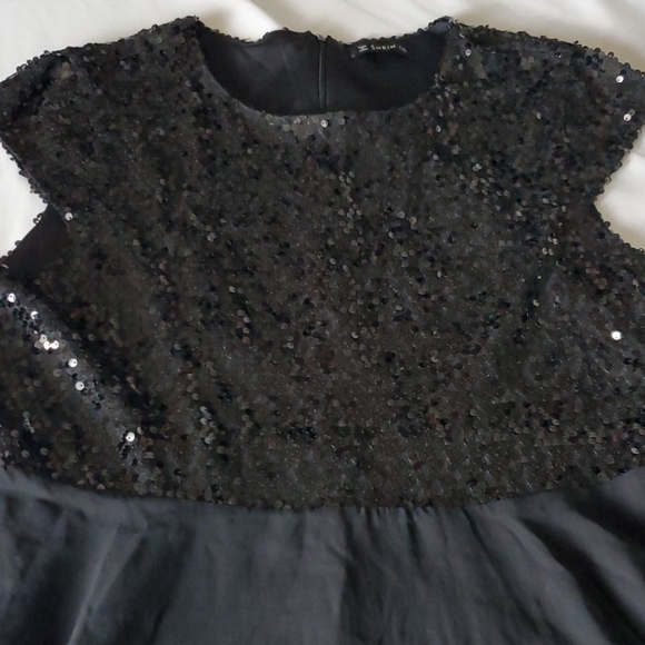 SHEIN Sequin Short Sleeve Night Out Gown - Picture 2 of 5